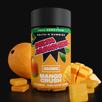 Delta Munchies - FULL SPECTRUM DELTA 9 THC Mango Crush Gummies