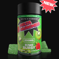 Delta Munchies - FULL SPECTRUM DELTA 9 THC Kiwi Burst Gummies