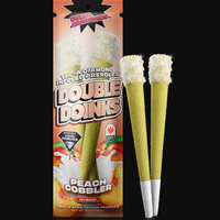 Delta Munchies - THC-A Diamond Peach Cobbler Infused Prerolls (2 Pack)