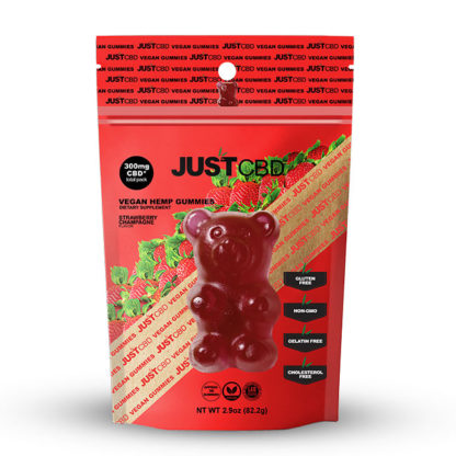 Strawberry Champagne Vegan CBD Gummies 300 MG