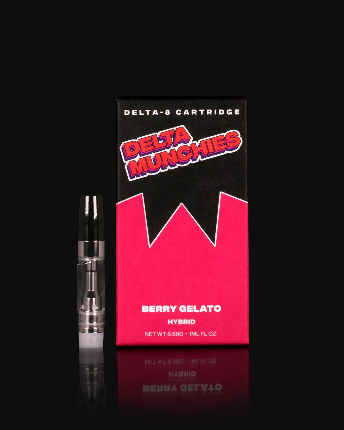 Delta Munchies – Berry Gelato | 1 Gram Delta 8 THC Cartridge