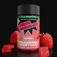 Delta Munchies - FULL SPECTRUM DELTA 9 THC Strawberry Shortcake Gummies